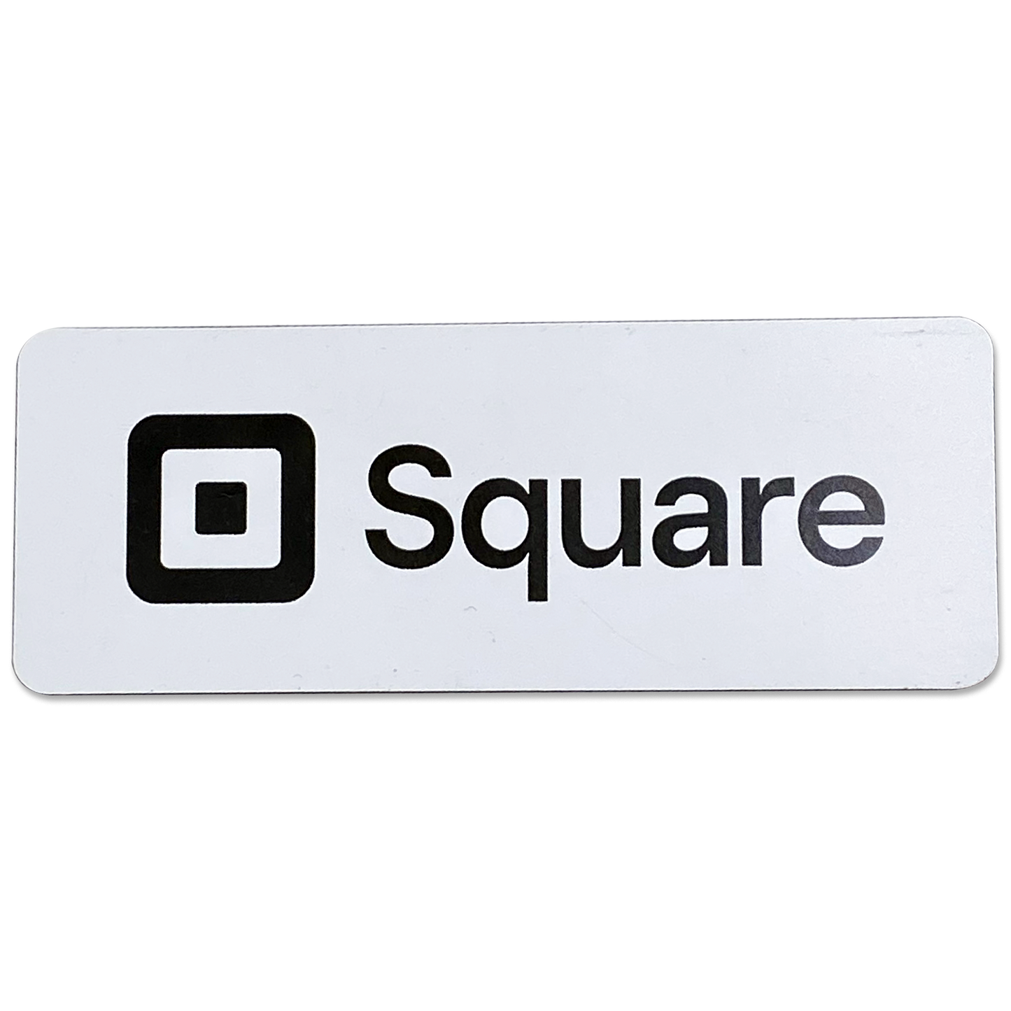 Square branded magnet