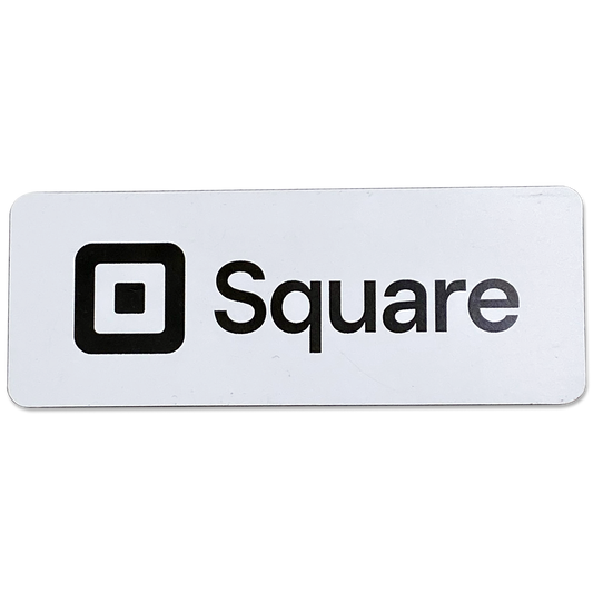 Square branded magnet